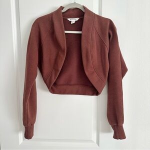 Athletes Women’s Sweatshirt Shrug Cropped Cardigan